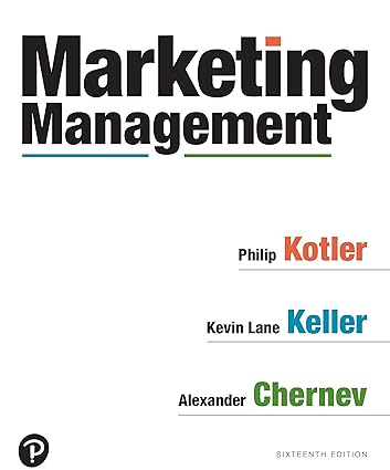 Marketing Management (16th Edition) by Philip Kotler Format: PDF eTextbooks ISBN-13: 978-0135887158 ISBN-10: 978-0135887158 Delivery: Instant Download Authors: Philip Kotler Publisher: Pearson
