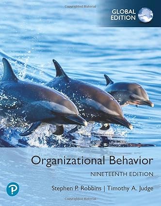 Organizational Behavior (19th Edition) Global Edition Format: PDF eTextbooks ISBN-13: 978-1292450025 ISBN-10: 1292450029 Delivery: Instant Download Authors: Stephen Robbins Publisher: Pearson