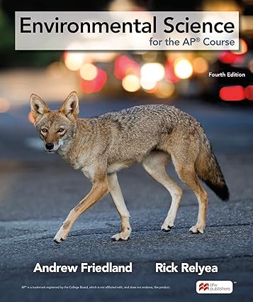 Environmental Science for the AP® Course (Fourth Edition) Format: PDF eTextbooks ISBN-13: 978-1319409289 ISBN-10: 1319409288 Delivery: Instant Download Authors: Andrew Friedland Publisher: W. H. Freeman