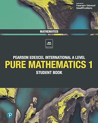 Pearson Edexcel International A Level Mathematics - Pure Mathematics 1 - Student Book Format: PDF eTextbooks ISBN-13: 978-1292244792 ISBN-10: 1292244798 Delivery: Instant Download Authors: Joe Skrakowski Publisher: Pearson
