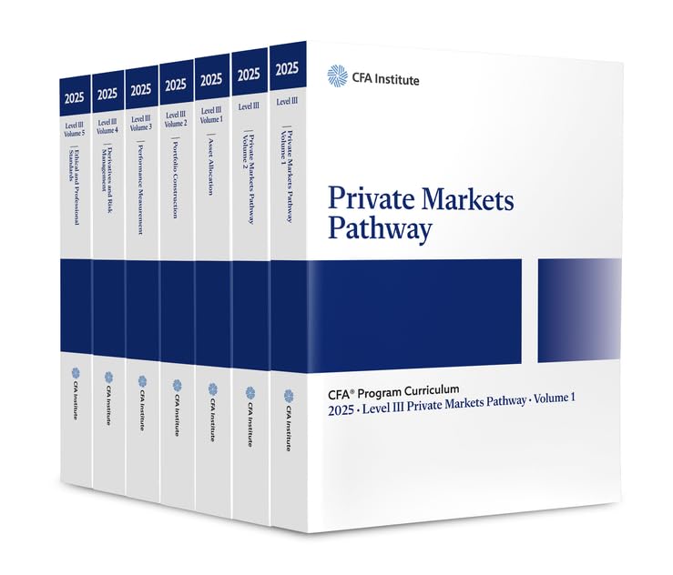 2025 CFA Program Curriculum Level III Private Markets Pathway Box Set (1st Edition) Format: PDF eTextbooks ISBN-13: 978-1394316137 ISBN-10: 978-1394316137 Delivery: Instant Download Authors: CFA Institute Publisher: Wiley