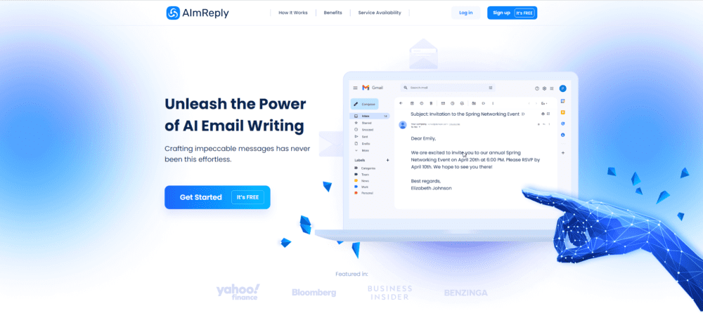 AImReply: AI-powered Email Assistant for Efficiency and Clarity