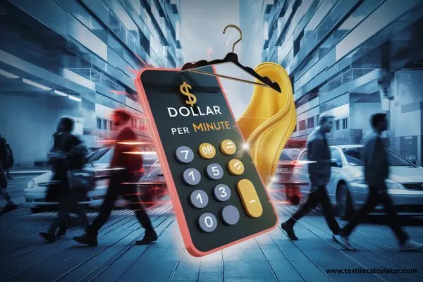 Dollar per minute calculator in Garments