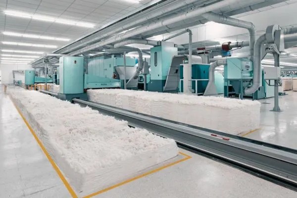 Bale Management in Spinning Section 3 Figure: Action of Blow room line