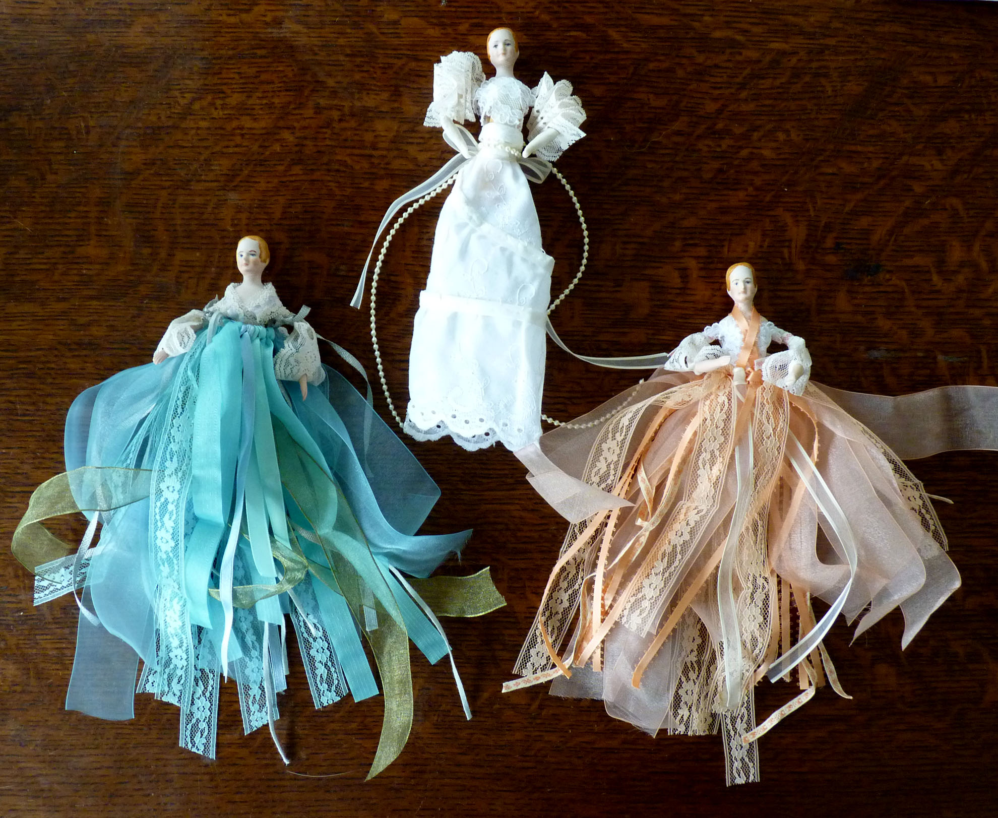 Treatürself angel ribbon lace setup Ribbon and Lace Angels – Deep in the Heart of Textiles