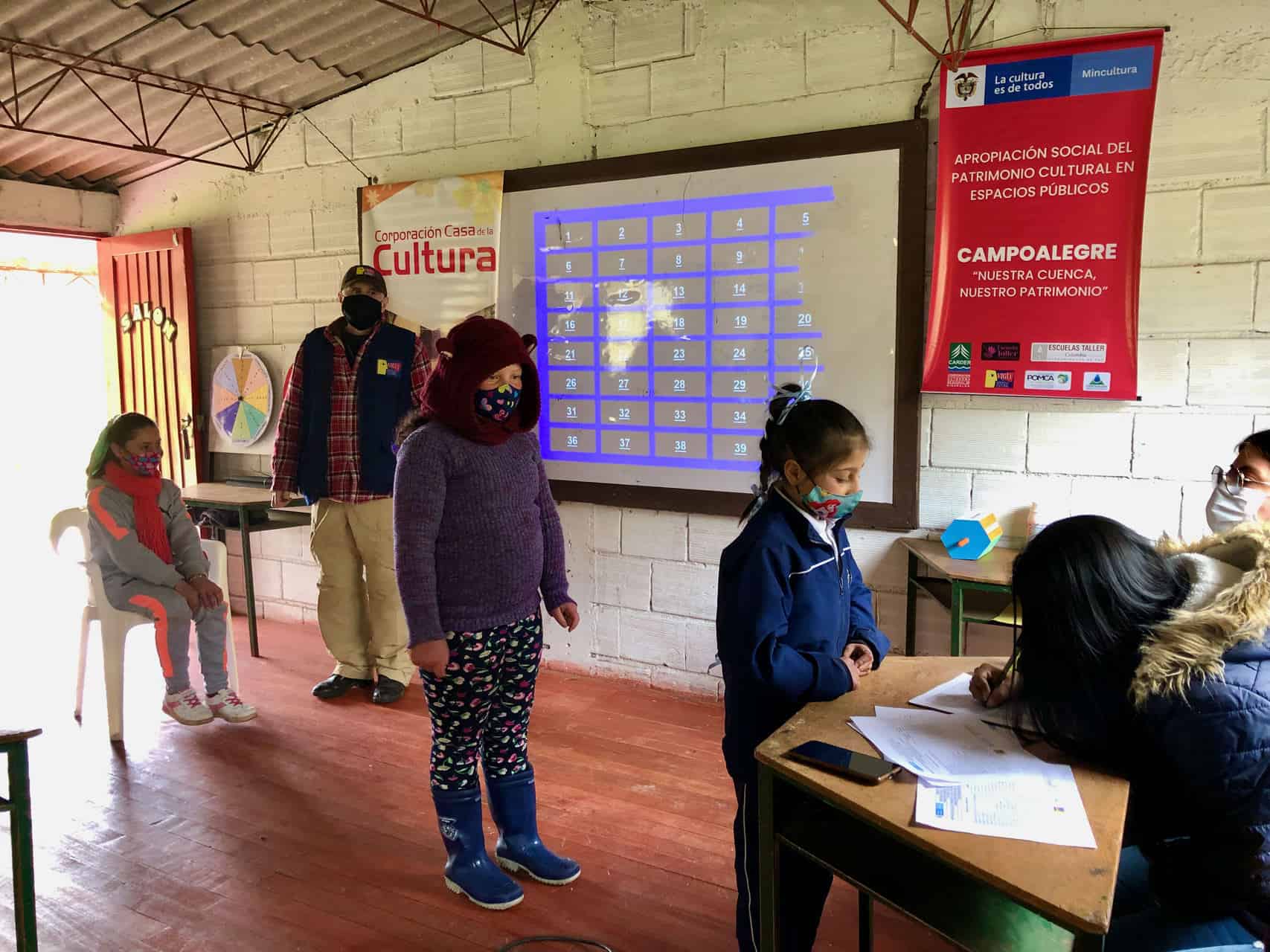 Einschreiben fürs Quiz (Bild: M. Schäfer)