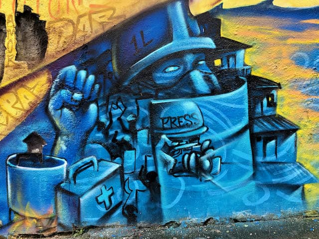 Antiolvido Street Art (Bild: M. Schäfer)