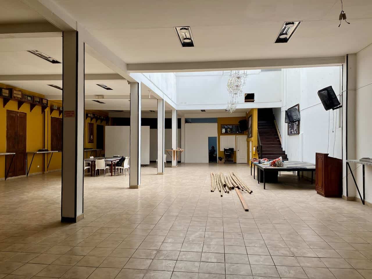 Ein leerer Saal