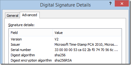 SHA256RSA SHA256RSA