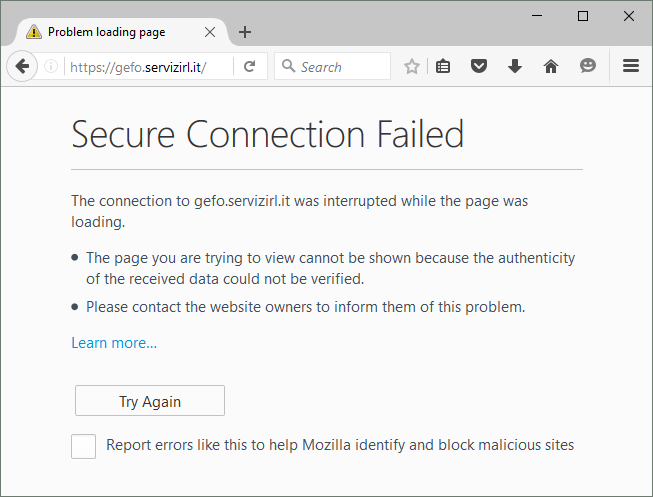Firefox 45 Firefox 45 error