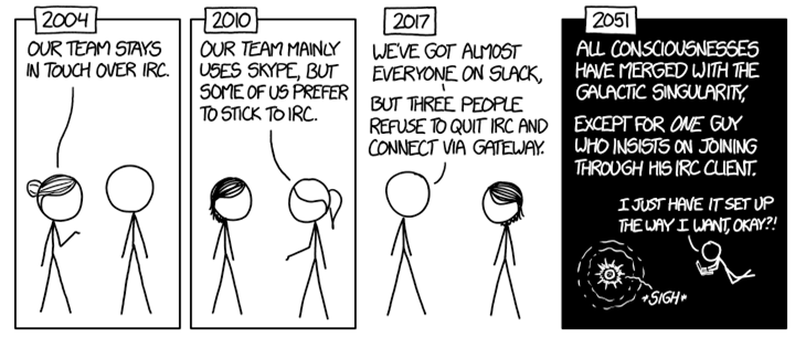 https://xkcd.com/1782/ XKCD comic on IRC