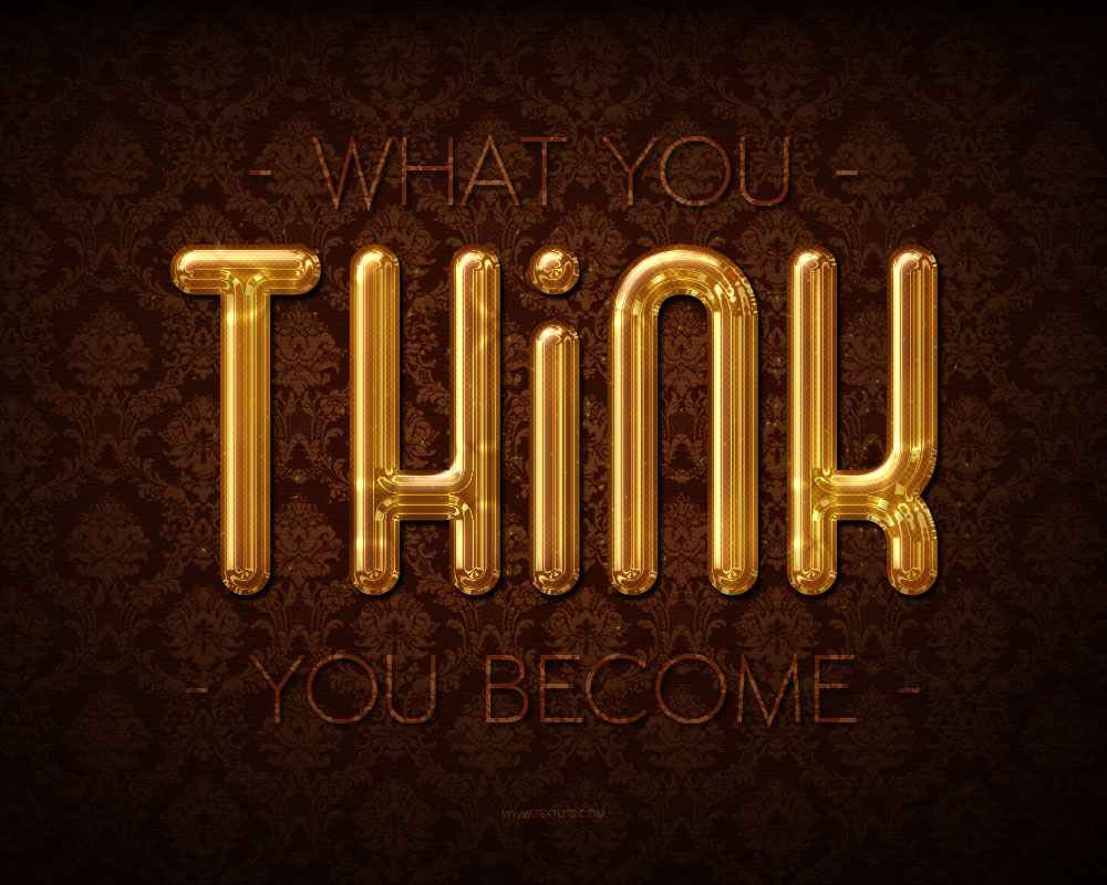 Press ctrl + j to create a copy of the text layer (gold). Elegant Glossy Gold Text Effect Gold Photoshop Font Textuts