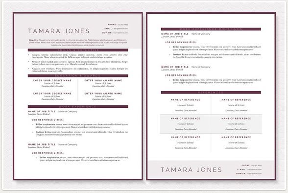 Modern Resume Templates Docx To Make Recruiters Awe