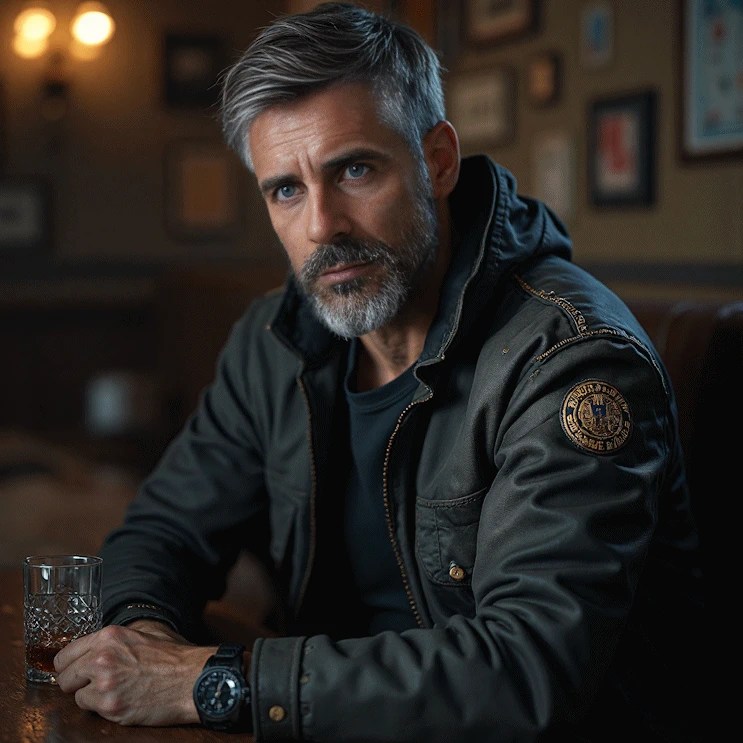 Scene from Chapter 1 of Task Force 983 featuring Captain Rhys Calder
