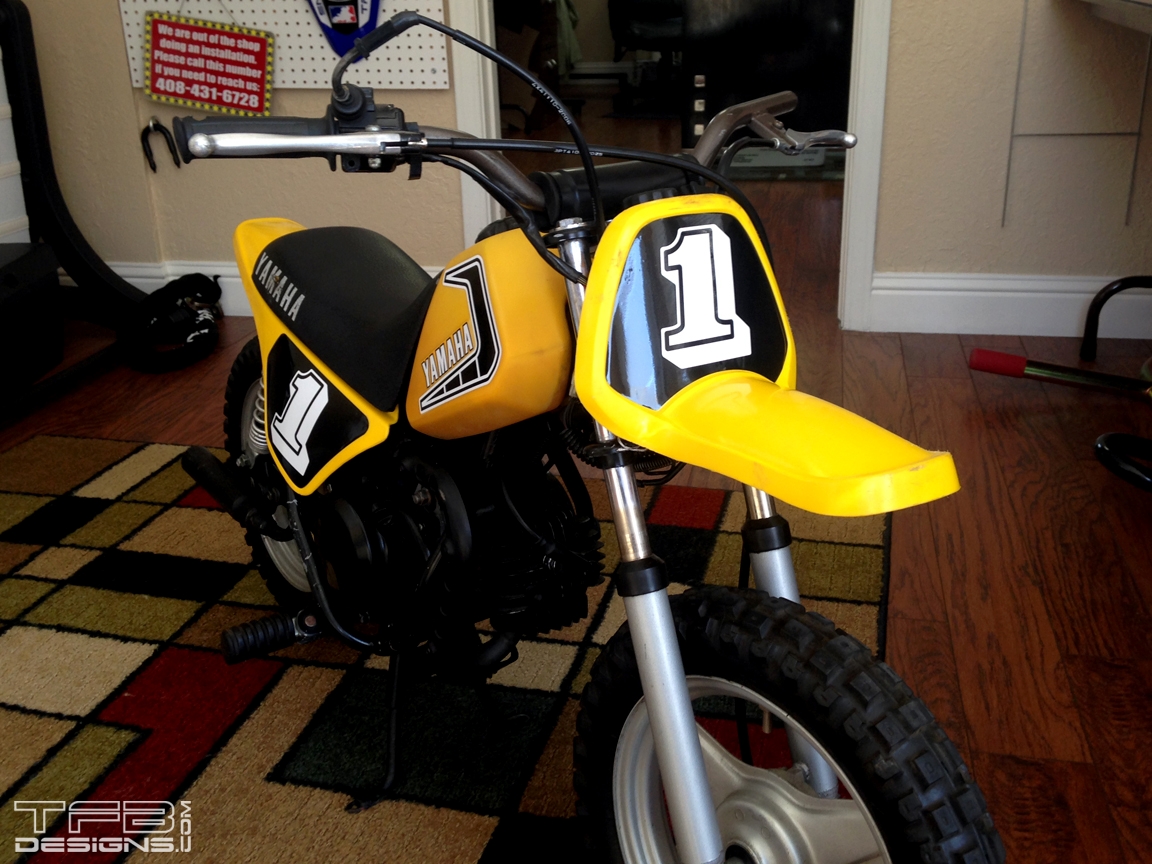 Factory Graphics for 1981-1985 Yamaha YZinger 50 - Sticker Kit