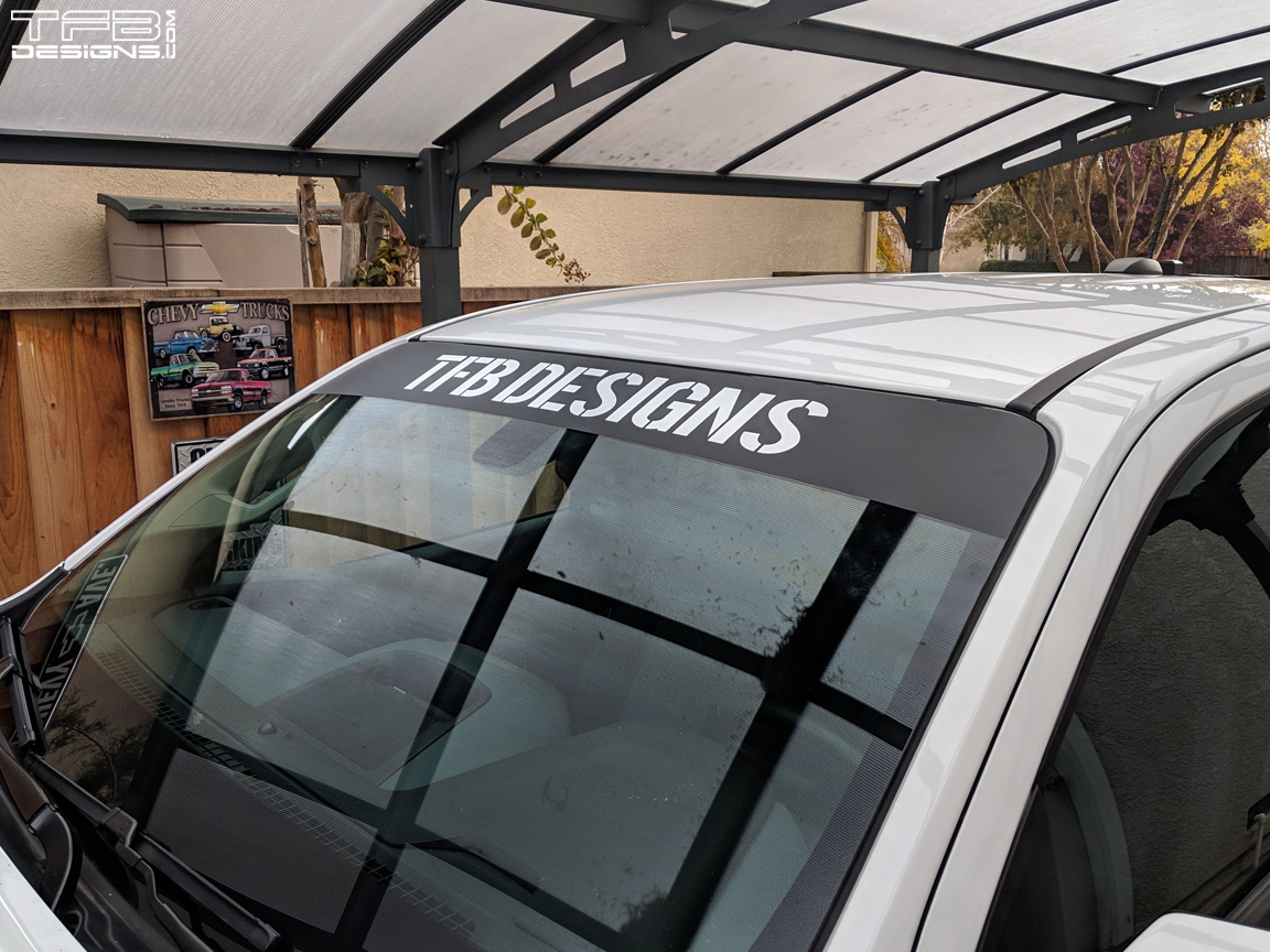 Chevy 2-Color Windshield Banner Decal Sticker – 37x2.5 Inches, Customizable Vinyl