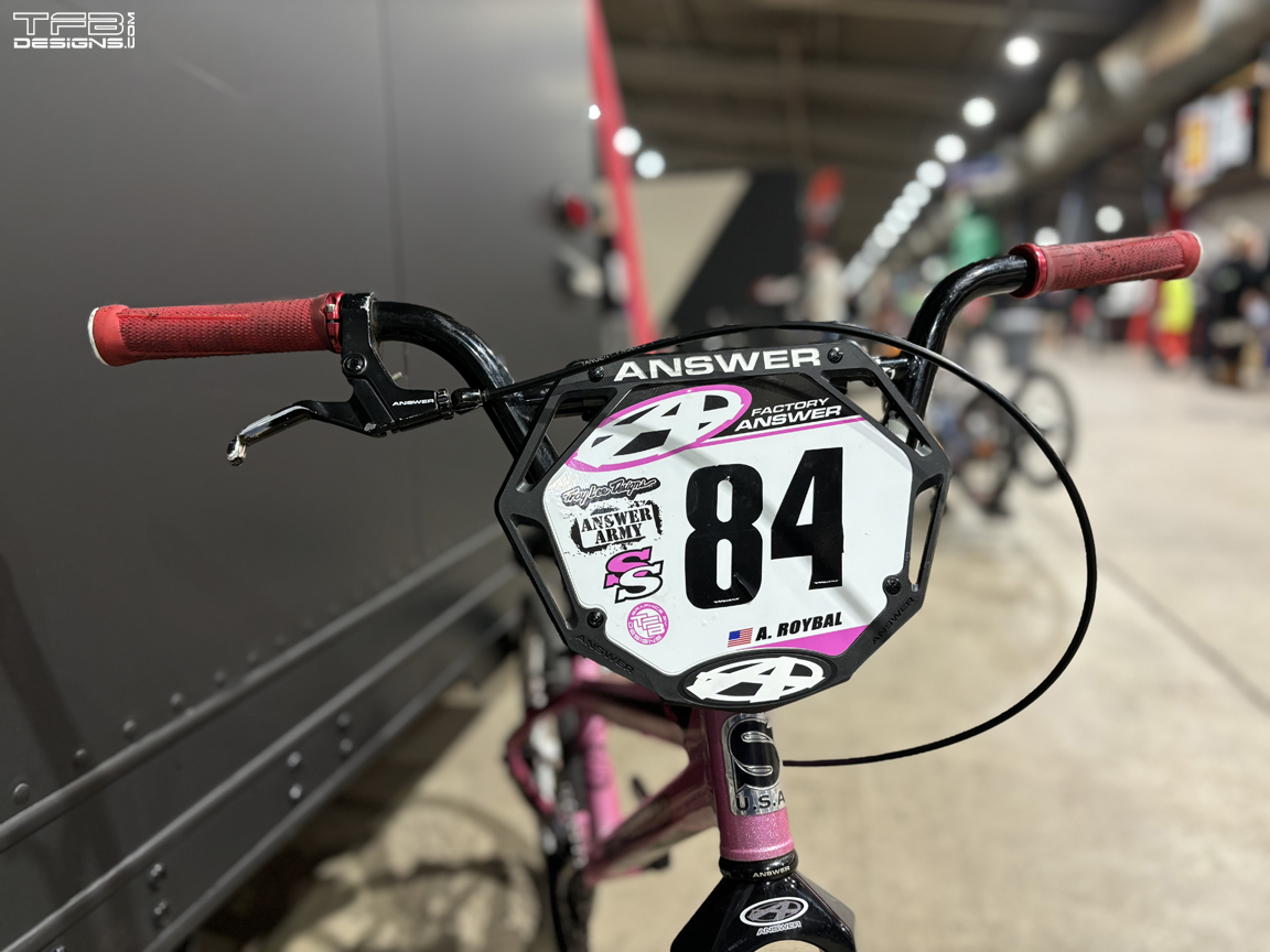 Custom BMX Side Number Plate Backgrounds for Tangent Side Plates