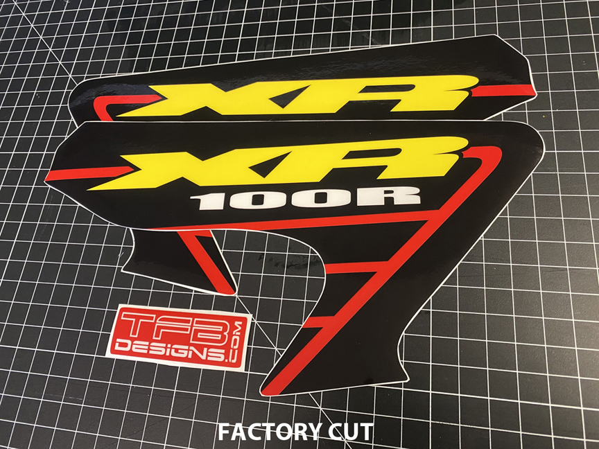 2001-2003 Honda XR80 XR100 Graphics OEM Replacement Decals XR80R