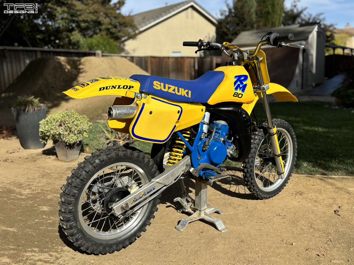 1990 RM80 OEM Graphics fits 1986-1999 Suzuki RM 80 - TFB Designs