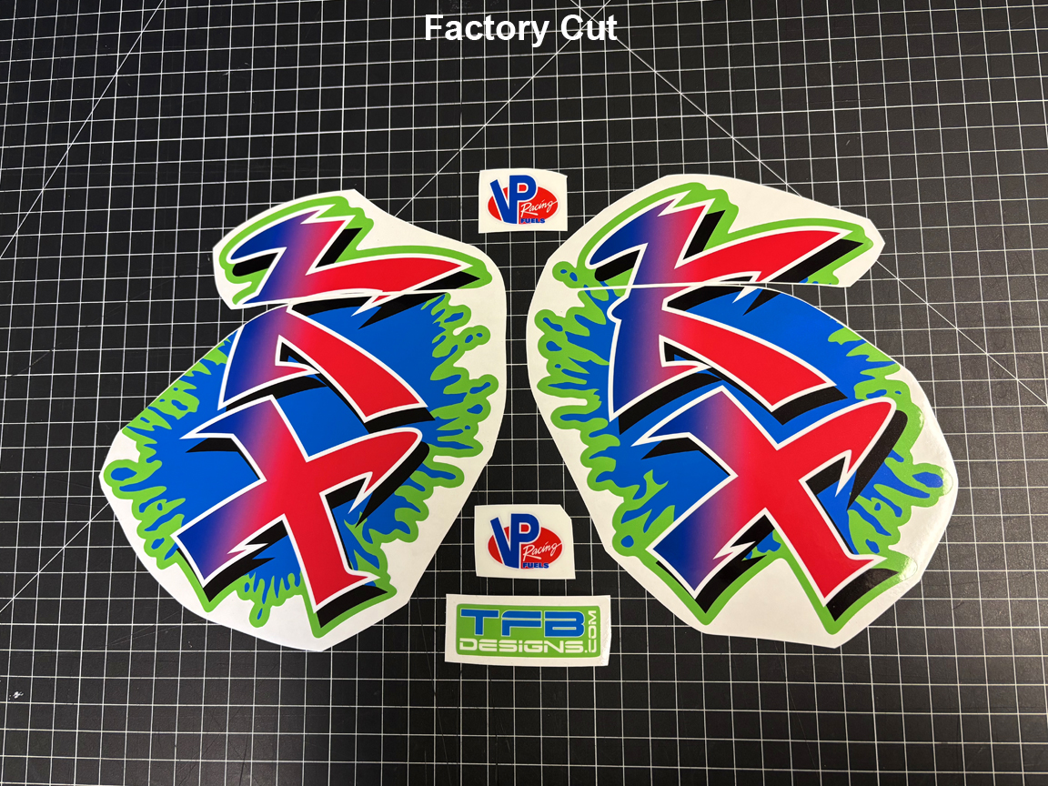 2022-2025 Kawasaki KX112 Retro Splash Graphics KX85 - TFB Designs