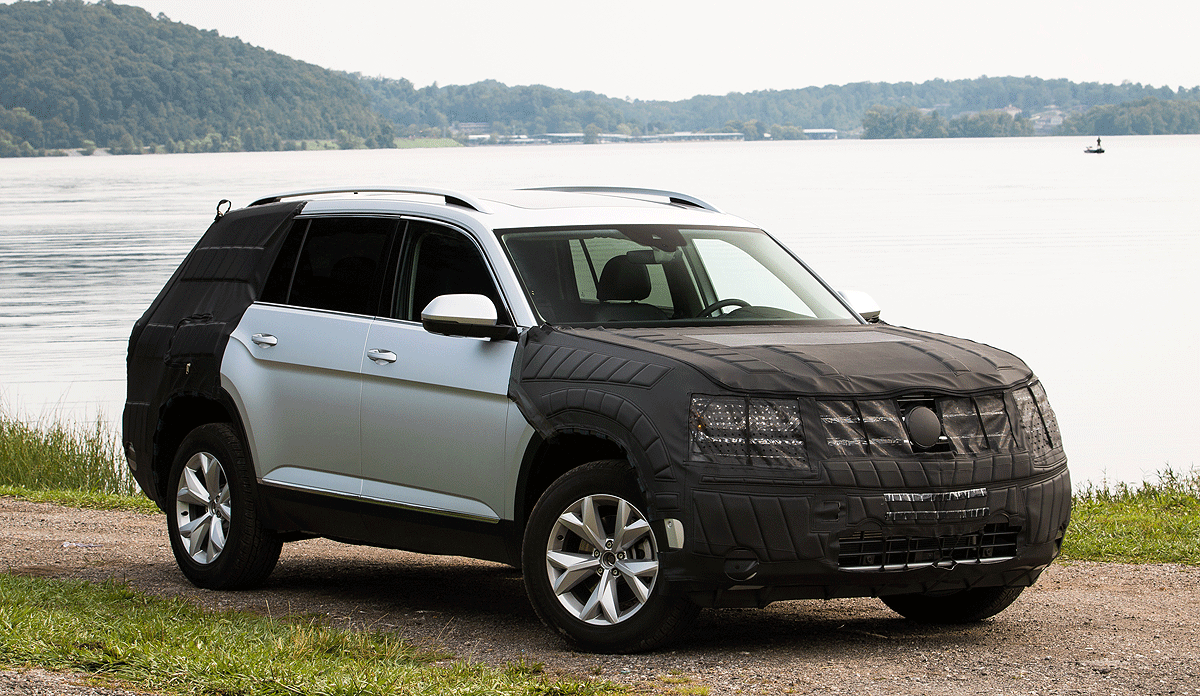 A new crossover is on its way from volkswagen, and its called 'atlas