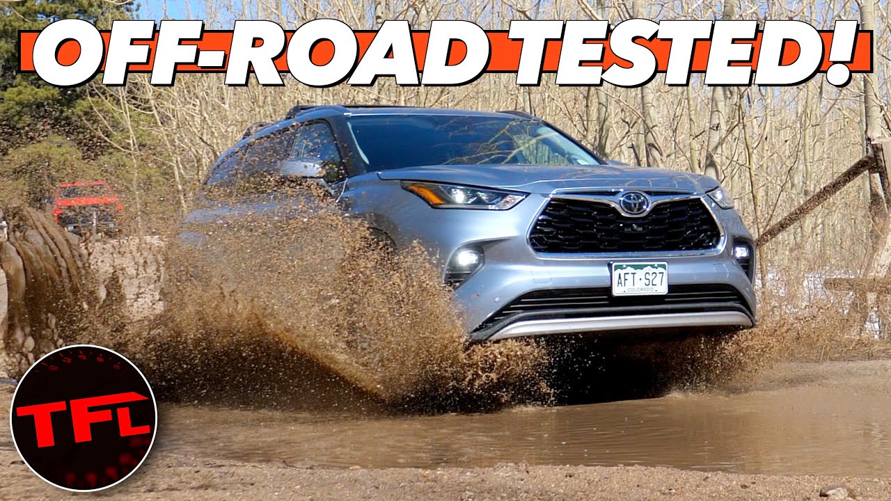 2020 toyota highlander off-road review: mud, snow, rocks, oh my! (video