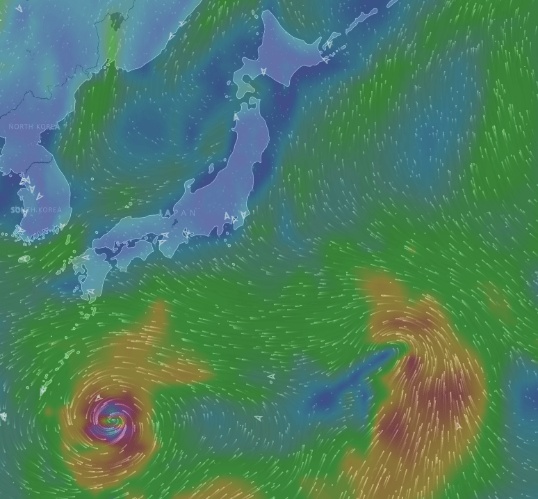 風の動きが一目瞭然！釣り・アウトドアに最強天気予報！「windy」