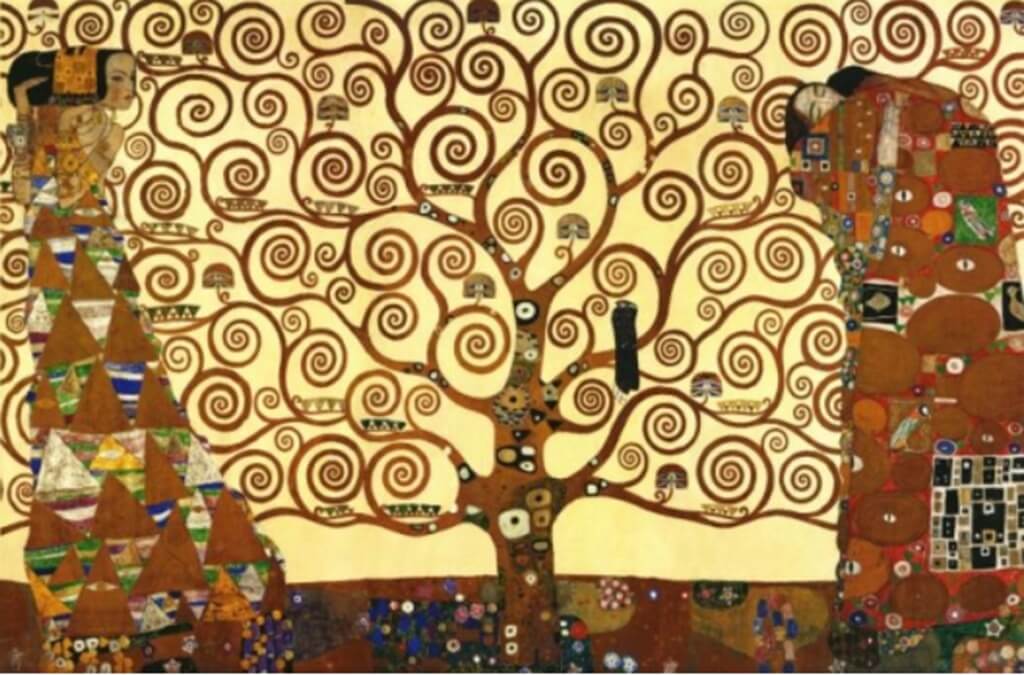 クリムト絵画 Gustav klimt クリムト 生命の樹 全身 クリムト グスタフ