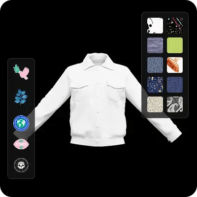 User uploading a fashion design from CLO 3D into Scanatic Studio