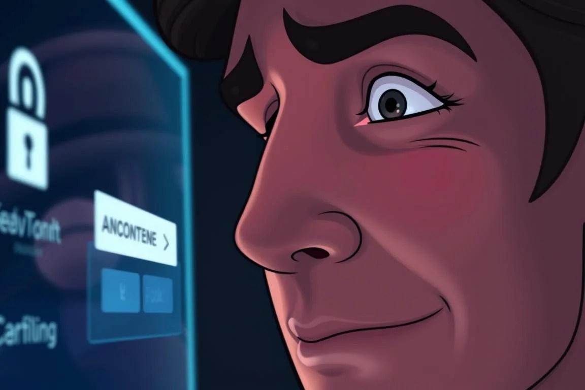 A person looking relieved as a password manager automatically fills in credentials, a breakthrough moment for a serial password forgetter