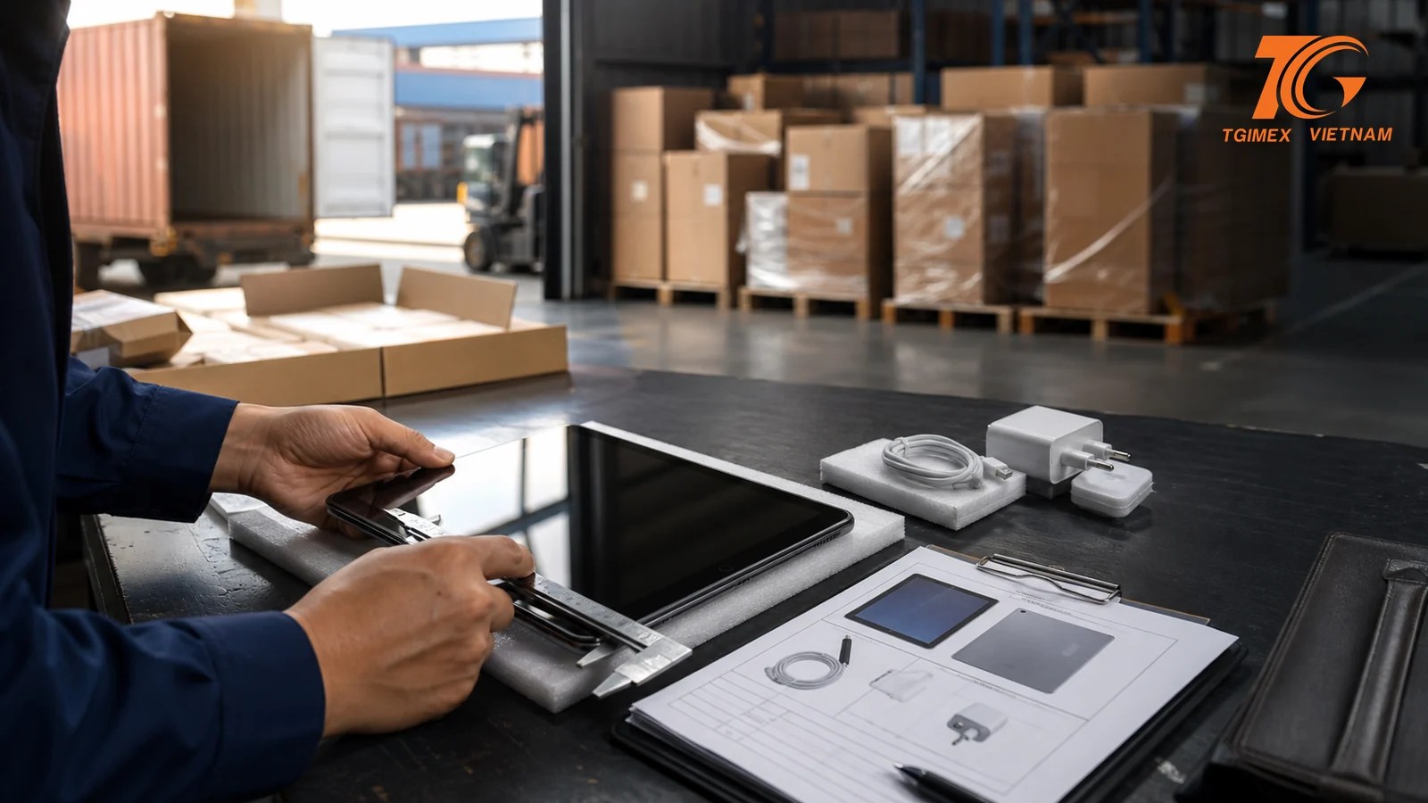 Minh họa Thủ tục nhập khẩu máy tính bảng – Tablet: HS Code, hợp quy và quy trình E2E