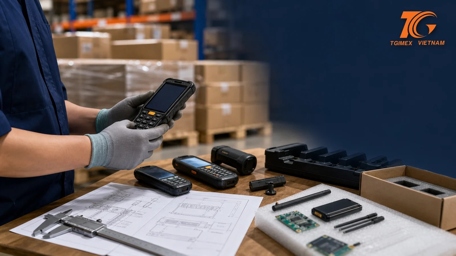 Minh họa Hướng dẫn thủ tục nhập khẩu terminal