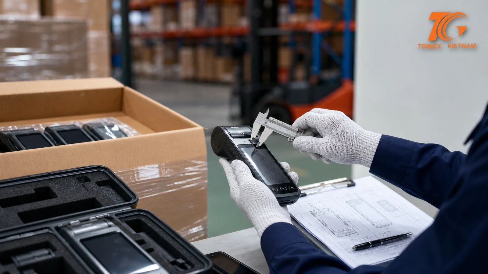 Minh họa Hướng dẫn thủ tục nhập khẩu POS handheld