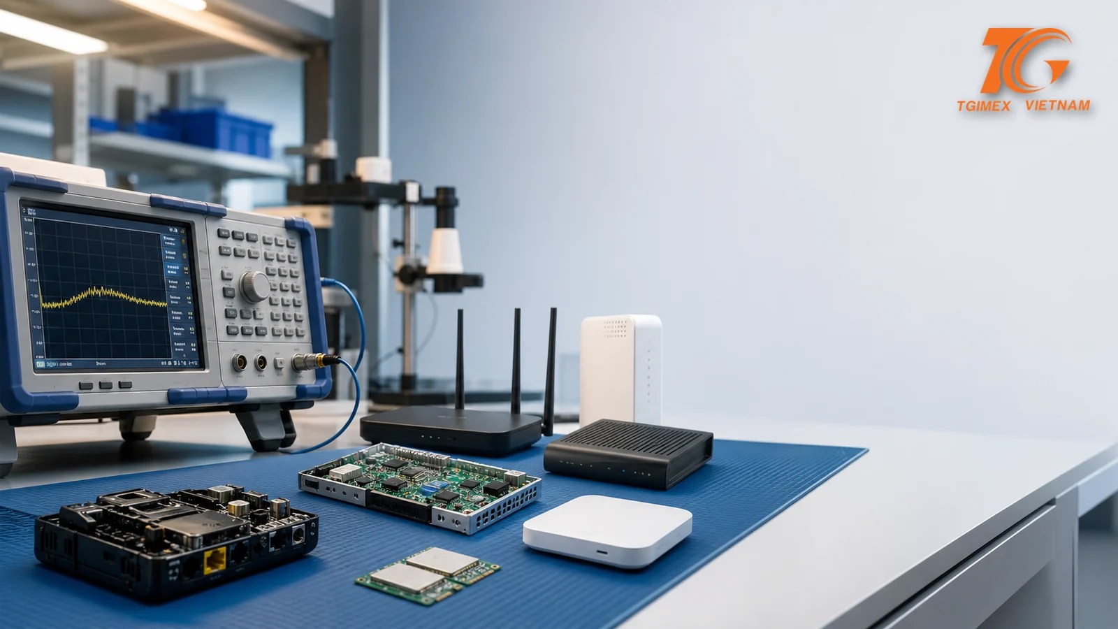 Minh họa Hướng dẫn thủ tục nhập khẩu Modem: HS Code, thuế, QCVN và hồ sơ 2026