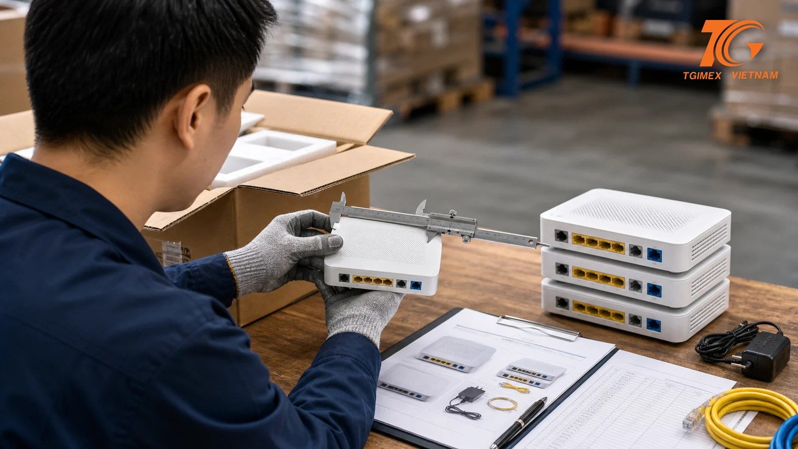 Minh họa Hướng dẫn thủ tục nhập khẩu ONT/ONU