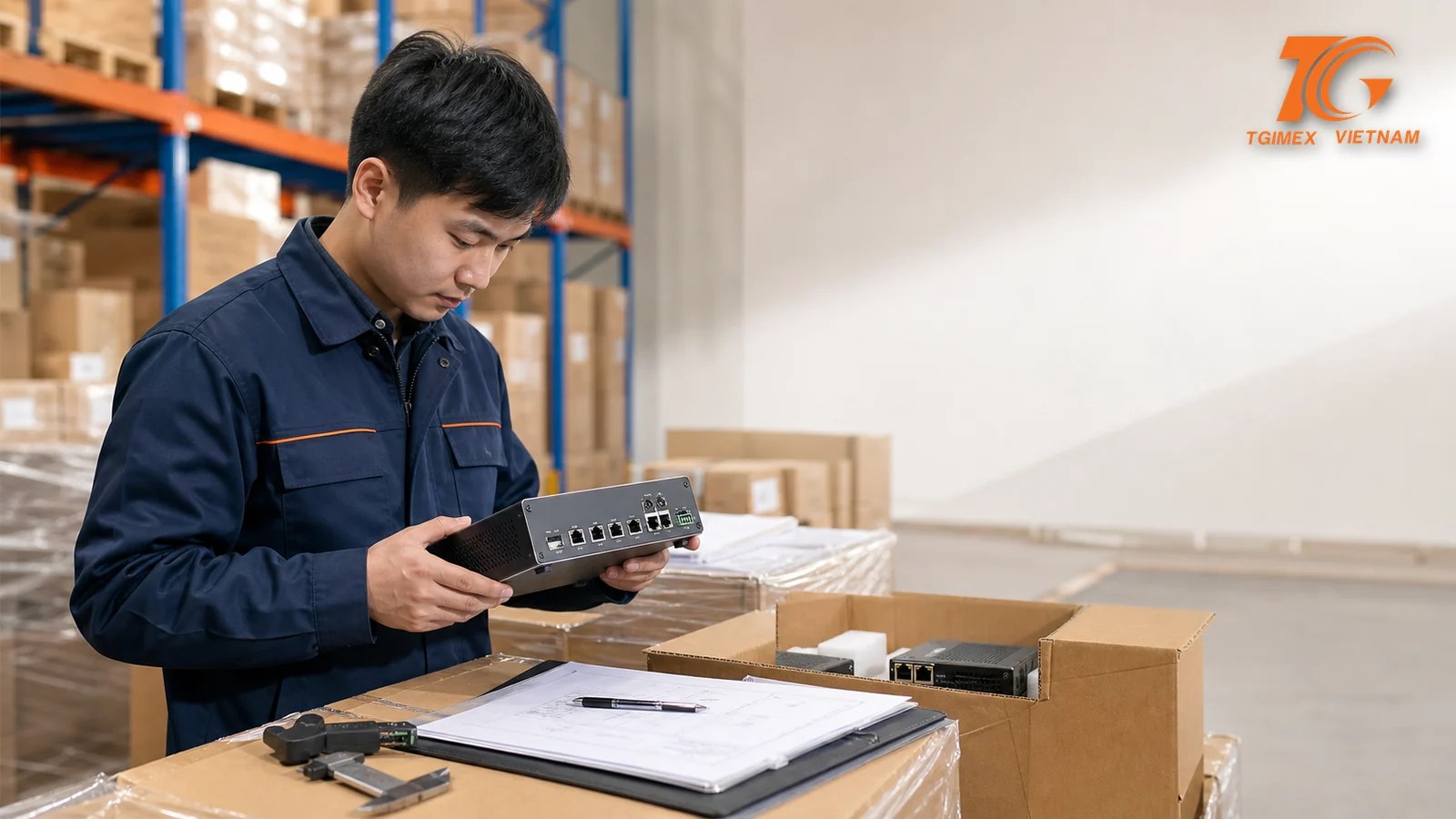 Minh họa Hướng dẫn thủ tục nhập khẩu Gateway mạng – Network Gateway