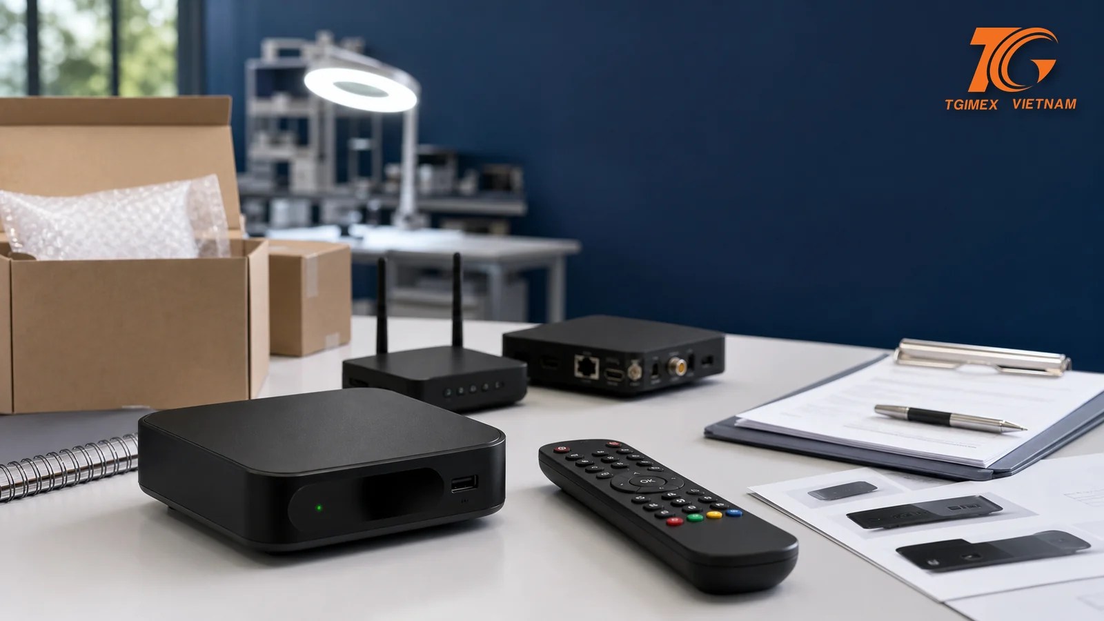 Minh họa Hướng dẫn thủ tục nhập khẩu Set-top box
