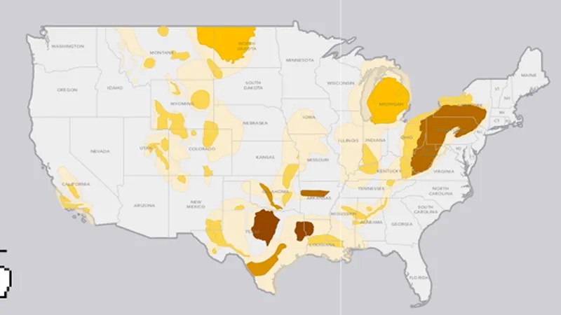 Fracking Map Interactive Shale Gas Map 631 