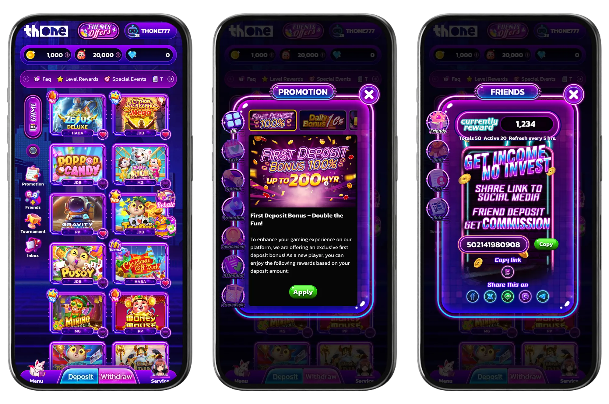 Retro template mobile account interface preview