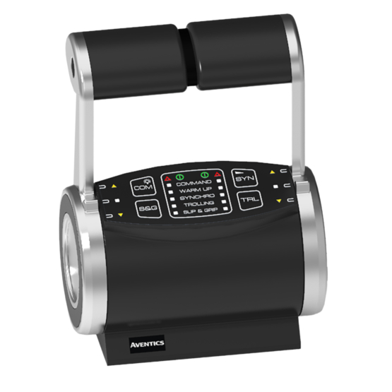 AVENTICS R417004000 Type 244 G3 marine control head — angled view of the marine control head