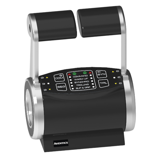 AVENTICS R417004004 Type 244 G3 marine control head — angled view of the marine control head