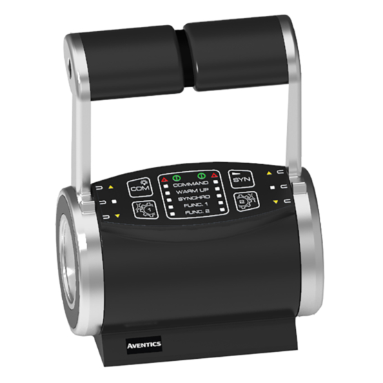AVENTICS R417004010 Type 244 G3 marine control head — angled view of the marine control head