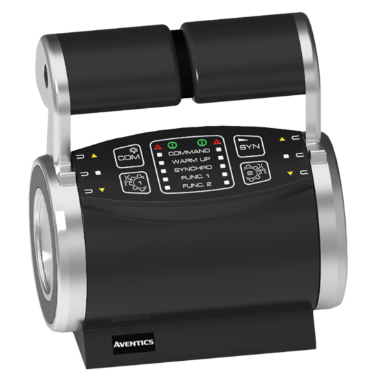 AVENTICS R417004011 Type 244 G3 marine control head — angled view of the marine control head