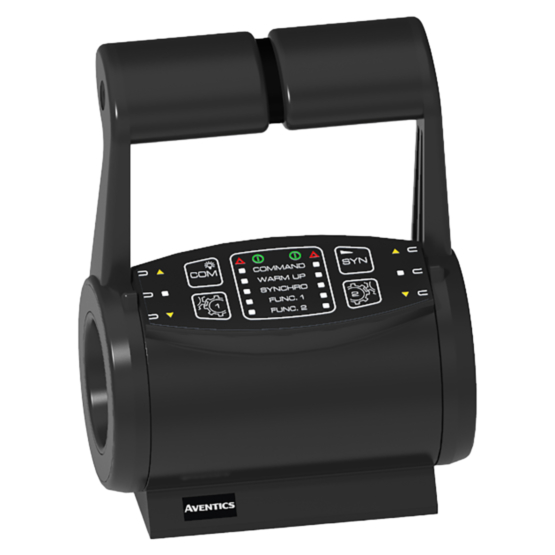 AVENTICS R417004012 Type 244 G3 marine control head — angled view of the marine control head