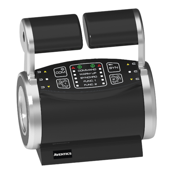 AVENTICS R417004015 Type 244 G3 marine control head — angled view of the marine control head