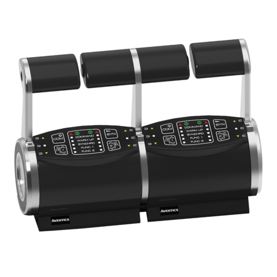 AVENTICS R417004018 Type 244 G3 marine control head — angled view of the marine control head