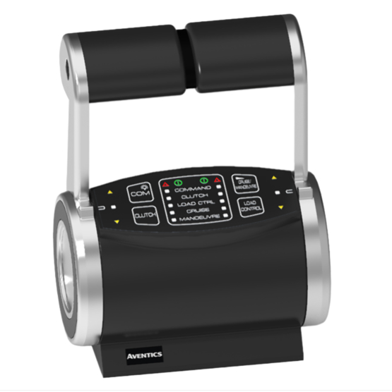 AVENTICS R417004020 Type 244 G3 marine control head — angled view of the marine control head