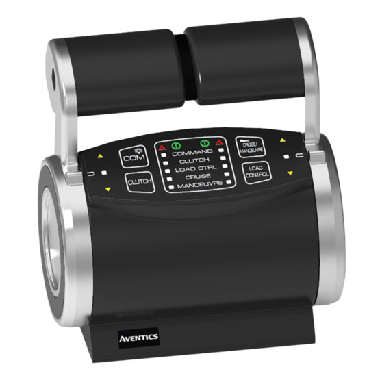AVENTICS R417004021 Type 244 G3 marine control head — angled view of the marine control head