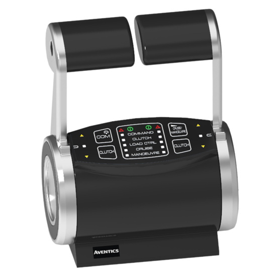 AVENTICS R417004022 Type 244 G3 marine control head — angled view of the marine control head