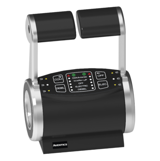 AVENTICS R417004026 Type 244 G3 marine control head — angled view of the marine control head